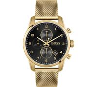 Uhr - HUGO BOSS - BLACK SPORT LUX - Gelb Stahl - Quarz - Analog