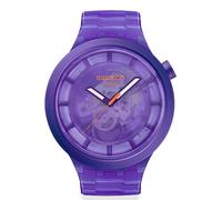 Uhr von Swatch Big Bold biosourced Purple Joy SB 05V103