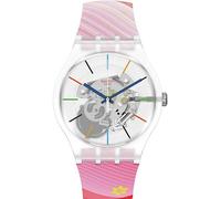 Uhr von Swatch New Gent Olympiade Peking 2022 Red Rivers and Mountains SO 29Z105