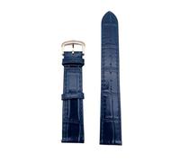 Uhrarmband Echtlederarmband, weiches und atmungsaktives Rindsleder, passend for CARTIE Uhrenarmband Tank/Solo/Santos/Rundarmband High-End(Blue-rose,16mm)