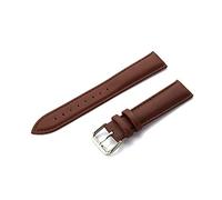 Uhren Band 14mm-24mm Schwarz Uhrenarmband echtes Leder-Armband Brown Armband, 12mm