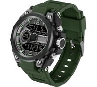 Uhren Herren Sportlich Digitale Armbanduhr Herren Militär Outdoor Uhr Männer Analog Robuste Digitaluhr für Herren mit Wecker Kalender LED Wasserdichte Sportuhr Armee Uhr Digital Watches for Men