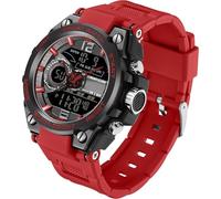 Uhren Herren Sportlich Digitale Armbanduhr Herren Militär Outdoor Uhr Männer Analog Robuste Digitaluhr für Herren mit Wecker Kalender LED wasserdichte Sportuhr Armee Uhr Digital Watches for Men