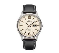 Uhren Manufaktur Ruhla - Armbanduhr Big Date beige - made in Germany