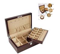 Uhren-Shaker, Uhren-Shaker, Uhrenbox, Organizer für Damen, Holz-Uhrenhalter, großer Halter für Herren- und Damenuhren, personalisiert