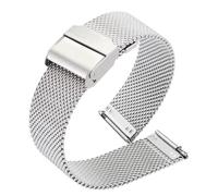 Uhrenarmbänder, Edelstahl-Armband, Schnellverschluss, 10/12/14/16/18/19/20/21/22 mm, Mesh, für Herren und Damen, Metall-Ersatzband