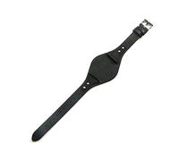 Uhrenarmband aus echtem Leder mit Schnellverschluss for Fossil for Es4114 for Es4113 for Es3625 for Es3616 for Es3838 Damen 18 mm rot schwarz Zubehör (Color : Litchi Black, Size : 18mm Rose-K1)