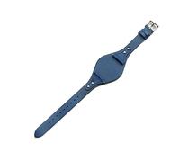 Uhrenarmband aus echtem Leder mit Schnellverschluss for Fossil for Es4114 for Es4113 for Es3625 for Es3616 for Es3838 Damen 18 mm rot schwarz Zubehör (Color : Dark blue, Size : 18mm Rose-K1)