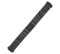 Uhrenarmband aus Edelstahl und Titan, kompatibel mit Casio GM-2100 GA-2100 GA-2110 GA-B2100 GM-5600 GM-6900 GM-2140GEM GBM-2100 GM-2100 GM-2110D GM2100 GA2100 0 GAB2 100 GM6900, Schwarz, 180mm