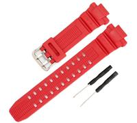 Uhrenarmband aus Kunstharz, Ersatz für Casio G-Shock GW3000B GW-3500 GW-2500B G-1000 Herrenuhren, 17 millimeters, Kein Edelstein