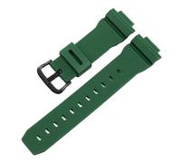 Uhrenarmband aus Silikonkautschuk, kompatibel mit Casio G-Shock GM2100 GA2100 DW5600GM GA 2100 DW6900, Uhrenzubehör, Band, 16 mm(Green-black)