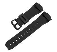 Uhrenarmband aus Silikonkautschuk, kompatibel mit Casio G-Shock GM2100 GA2100 DW5600GM GA 2100 DW6900, Uhrenzubehör, Band, 16 mm(Black-black)