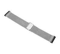 Uhrenarmband, Doppelverschluss-Schnalle, Atmungsaktives Sportuhrenarmband, Verstellbares Netzgewebe, Stabil, Spartan Hr 7/D5i (Silber)