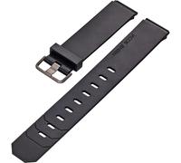 Uhrenarmband JACOB JENSEN "Chrono, New Line, 57006C1910m", schwarz, Uhrenarmbänder, Herren, Kautschuk, Uhrenarmband, Wechselarmband, Ersatzband, Kautschuk (24640900-0)