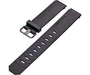 Uhrenarmband JACOB JENSEN "Chrono, New Line, 57006C1910m", schwarz, Uhrenarmbänder, Herren, Kautschuk, Uhrenarmband, Wechselarmband, Ersatzband, Kautschuk (24640900-0)