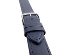 Uhrenarmband Kalbsleder Dunkelblau Matt Herzog Elegance 20970S