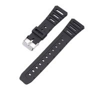Uhrenarmband kompatibel mit Casio-Armbändern, Uhrenaccessorise CA-53W, CA-61W, FT-100W, W-520U, W-720G, weiches TPU-Uhrenarmband, Armband, Gürtel, FT100W, 20 mm(18mm)