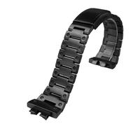 Uhrenarmband kompatibel mit Casio G-SHOCK-GMW-B5000, massives Edelstahl-Uhrenarmband, kleines quadratisches Armband, Uhrenzubehör, Gürtel(Black)