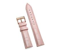 Uhrenarmband Leder weiches Handgelenk-Gurt-Armband 12/14/16/18/20/22/24mm Uhr Dornschliesse Typ 11, 22mm