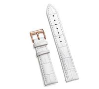 Uhrenarmband Leder weiches Handgelenk-Gurt-Armband 12/14/16/18/20/22/24mm Uhr Dornschliesse Typ 18, 16mm