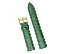 Uhrenarmband Leder weiches Handgelenk-Gurt-Armband 12/14/16/18/20/22/24mm Uhr Dornschliesse Typ 22, 24mm