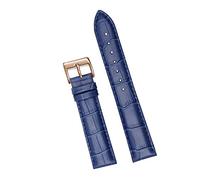 Uhrenarmband Leder weiches Handgelenk-Gurt-Armband 12/14/16/18/20/22/24mm Uhr Dornschliesse Typ 25, 20mm