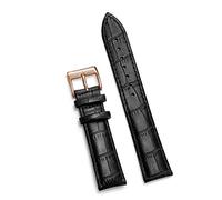 Uhrenarmband Leder weiches Handgelenk-Gurt-Armband 12/14/16/18/20/22/24mm Uhr Dornschliesse Typ 33, 20mm