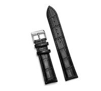 Uhrenarmband Leder weiches Handgelenk-Gurt-Armband 12/14/16/18/20/22/24mm Uhr Dornschliesse Typ 35, 18mm