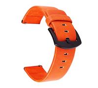 Uhrenarmband Retro-Leder-Uhrenarmband 18-24mm Vintage Leder-Uhrenarmband Hellbraun, 20mm