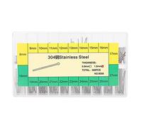 Uhrenarmband Splint Edelstahl Ersatz 1 Mm Federstege Split Uhr Uhrenarmband Reparatur 8 27Mm Uhr Uhrenarmband Broschen Sortiment Uhr Splint Uhrarmband Reparatur Zubehör