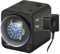 Uhrenbeweger BOXY "Fancy Brick, 309394", schwarz, Uhrenbeweger, DamenB:11,2cm H:13cm T:9,8cm, Uhrendreher, für alle Automatikuhren geeignet, Geschenkidee, B:11,2cm H:13cm T:9,8cm (497711-0) schwarz