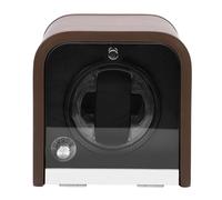 Uhrenbeweger für Automatikuhren, 5 Modi, Verstellbarer Uhrenbeweger, Leiser Laufbeweger mit LED-Beleuchtung, Dual-Power-Aufbewahrungsbox für Mechanische Uhren aus Holz, Ideal für Zuhause
