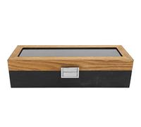 Uhrenbox, Uhrenbox Massivholz 6 Slot Display Aufbewahrungskoffer Einfacher Klassischer Vintage Organizer Herren Uhrenetui Uhren Organizer für Herren Uhrenboxen