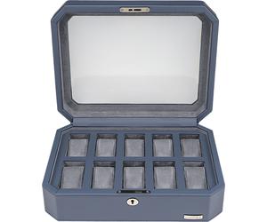 Uhrenbox WINDROSE "Tempora, 804011.05", blau, Aufbewahrungsboxen, Damen, Aufbewahrung, Uhrenkasten, Ø max.40mm, Armbanduhr, Geschenkidee (67913646-0) blau