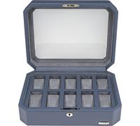 Uhrenbox WINDROSE "Tempora, 804011.05", blau, Aufbewahrungsboxen, Damen, Kunststoff, Aufbewahrung, Uhrenkasten, Ø max.40mm, Armbanduhr, Geschenkidee (67913646-0) blau