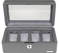 Uhrenbox WINDROSE "Tempora, 804020.07", grau, Aufbewahrungsboxen, Damen, Kunstleder, Aufbewahrung, Uhrenkasten, Ø max.40mm, Armbanduhr, Geschenkidee (60179127-0) grau