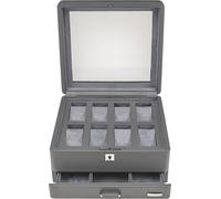 Uhrenbox WINDROSE "Tempora, 804021.07", grau, Aufbewahrungsboxen, Damen, Kunstleder, Aufbewahrung, Uhrenkasten, Ø max.40mm, Armbanduhr, Geschenkidee (63201316-0) grau