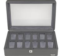 Uhrenbox WINDROSE "Tempora, 804022.07", grau, Aufbewahrungsboxen, Damen, Kunstleder, Aufbewahrung, Uhrenkasten, Ø max.40mm, Armbanduhr, Geschenkidee (73671722-0) grau