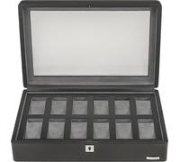 Uhrenbox WINDROSE "Tempora, 804022.08", schwarz, Aufbewahrungsboxen, Damen, Kunstleder, Aufbewahrung, Uhrenkasten, Ø max.40mm, Armbanduhr, Geschenkidee (45135459-0) schwarz