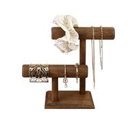 Uhrenhalterständer, Uhrenständer Aus Holz, Schmuck-Organizer für Armbänder und Halsketten, Uhrenhalter-Organizer, C