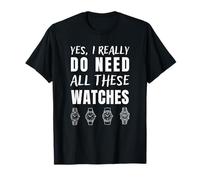 Uhrenliebhaber Luxus Uhren Armbanduhr Uhrensammler T-Shirt