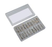 Uhrenverbindungs-Schraubrohr, Silbergold, 200 Stück, 10 Verschiedene Größen, Uhrenarmband-Schraubverbindungsstift, Universelle Passform für Uhrenreparaturbetriebe