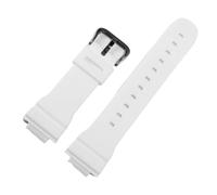 Uhrenzubehör, kompatibel mit Casio G-Shock DW5600 DW6900 G5600 G5700 GW-M5610 GW-5000 GM5610 GWX5600, Silikon-Uhrenarmband, 16 mm(White black)