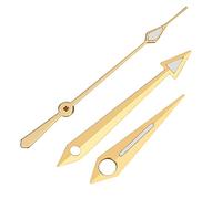 Uhrzeiger-Set, Stunden-Minuten-Sekunden-Nadeln für ETA2824-Uhrwerk, Leicht und Kompakt, Einfache Installation, Ersatz für Alte oder Kaputte, Geeignet für Uhrmacher und (Gold)