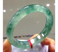 UIBAO Jade Armband für Frauen,Damen Klassischer Grüner Jade Armreif Natürlicher Jadeit Jade Armreif,Feine Damen Jade Armbänder Schmuck Geschenk,58mm