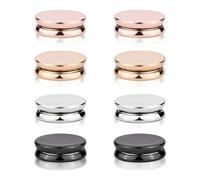 Uikdjgu 8 Stück Magnetische Hijab-Anstecknadeln, Vielseitig Einsetzbar, Bunt, Magnetischer Schalverschluss, Brosche Ohne Anstecknadeln, Hijab-Anstecknadeln für Frauen, B