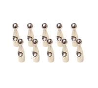uikios 10 Stück Regenschirm-Endkappen aus Metall für 4 mm Regenschirm-Reparatur und Metallspitzen für Knochen mit 4 mm Durchmesser