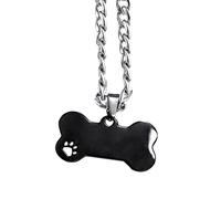 [Uitndvyte] Punk Choker Hund Pfotenknochen Anhänger Halskette Hip Hop Schlüsselbein Kette Halskette Schmuck Mode Dicke Kette Halskette