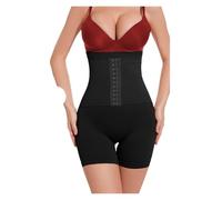 UJEDFHV Shapewear Damen Hose Frauen Bauch-Steuer Abnehmen Höschen Mit Gürtel Hohe Taille Trainer Körper Former Shorts Plus Größe Haken Butt Heber Shapewear(Black,XXL)