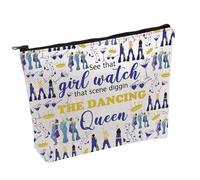 UJIMS Mamma The Musical Inspired Gift Mia Fans Make-up-Tasche The Dancing Queen, Geschenk für Musikliebhaber, Musik-Merch, DancingQueenBag, Modern